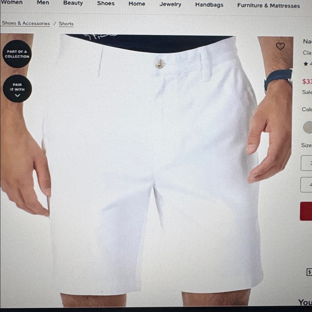 Nautica Chino Shorts white